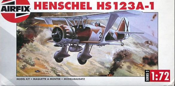 AirFix - Henschel Hs123A-1 - 1/72 (Sucata)