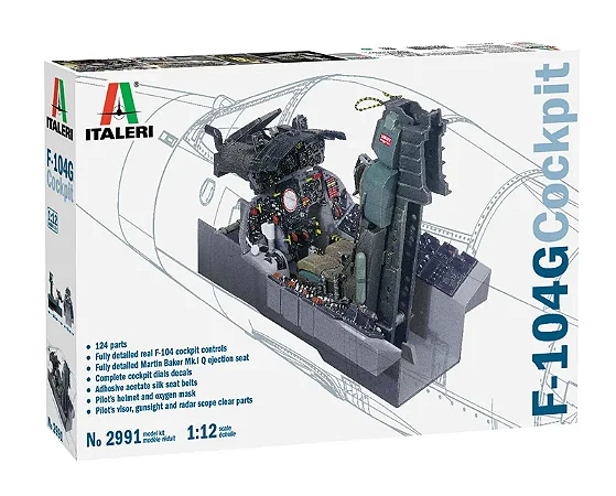 Italeri - F-104G Cockpit - 1/12