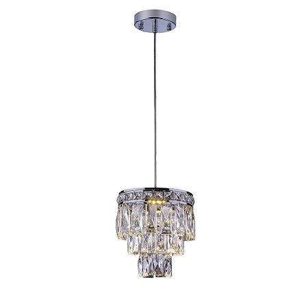 Lustre Pendente Cristal Legítimo Mini Florença G9 Bivolt