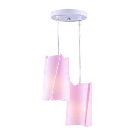 Luminária Pendente Quarto Bebê Infantil Spiralle 2 Lâmpadas E27 Biv