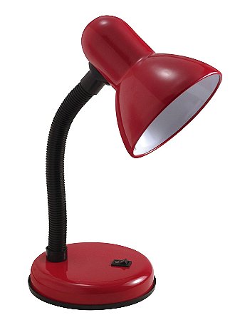 Luminária de Mesa Escritório Viking B Vermelho