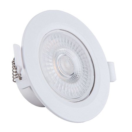 Spot de Embutir LED Redondo PP 7W 3000K