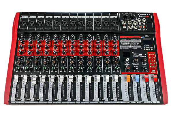 MESA DE SOM SOUNDVOICE MR-122 RUBI