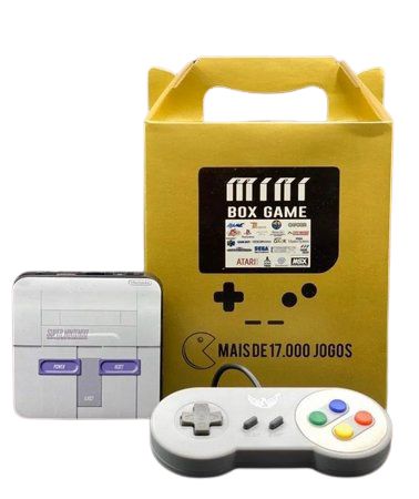 Mini Box Game - Mais de 17.000 Jogos e 2 controles