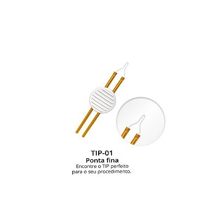 TIP-01 Ponteira descartável Enerpen Ponta Fina Caixa 10un