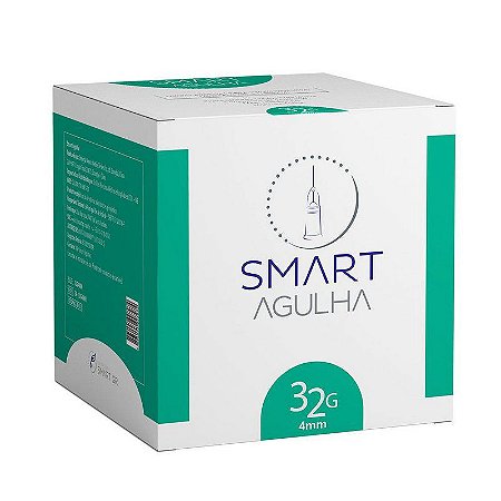Smart Agulha para Toxina Botulínica 32Gx4mm Caixa (100un)