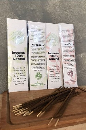Incenso de rosa branca - Kit com 10 unidades