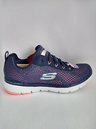 tenis skechers flex appeal feminino