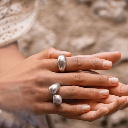 Anel oval alumínio Vestopazzo