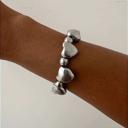 Pulseira corações pequenos  Vestopazzo
