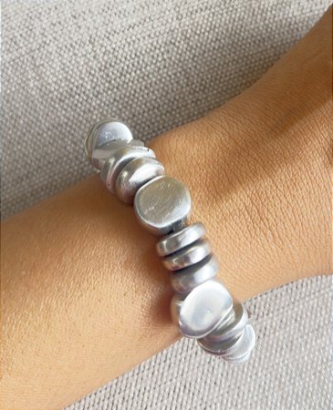 Pulseira Alumínio Pastilhas