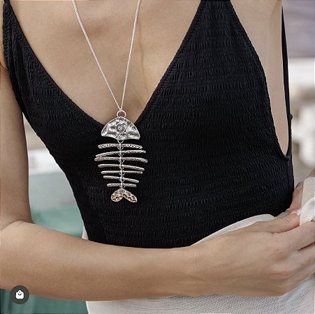 Colar Peixe Corrente