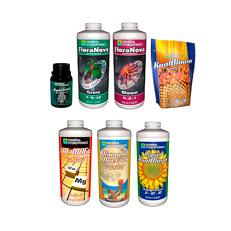 Kit FloraNova GrowFert - General Hydroponics