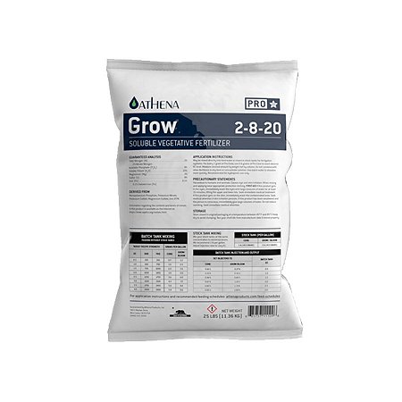 Athena Pro Grow - Fertilizante Vegetativo em pó