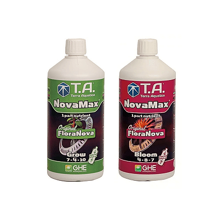 Kit NovaMax Grow e NovaMax Bloom 2x500ml - Terra Aquatica