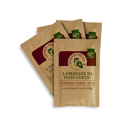 Sachê umidificador 62% 60g - Guard Fresh