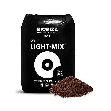 SUBSTRATO ORGANICO SPHAGNO E PERLITA LIGHT MIX BIOBIZZ 50L