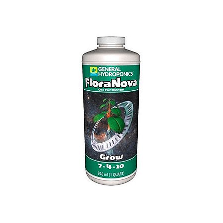 FloraNova Grow 7-4-10 946ml General Hydroponics - Fertilizante base de Crescimento