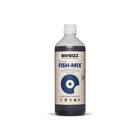 Fish Mix BioBizz 1L - Fertilizante Orgânico de Crescimento