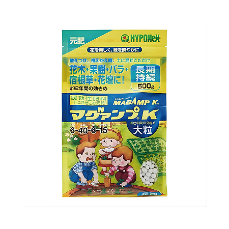 Fertilizante Magamp K Hyponex 6M Azul Granulado Grão G 500g