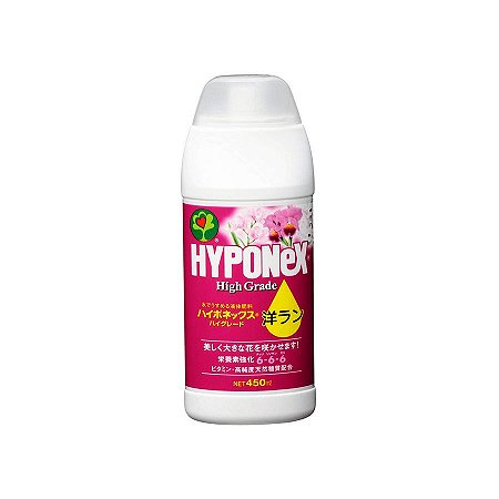 Hyponex Orquídeas 450 ml - Fertilizante Japonês Completo para Orquídeas