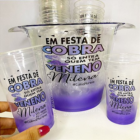 Combo 50 copos balada + 1 balde de gelo