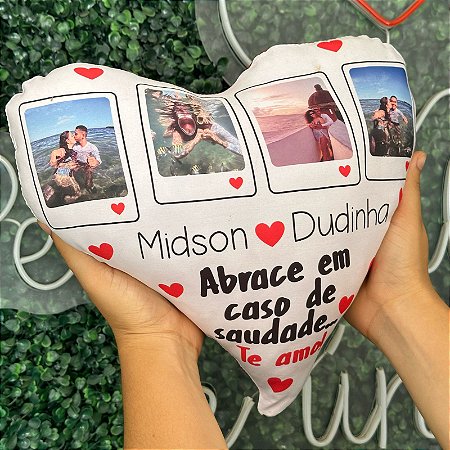 Almofada personalizada Coração