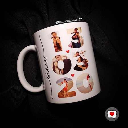 Caneca Porcelana
