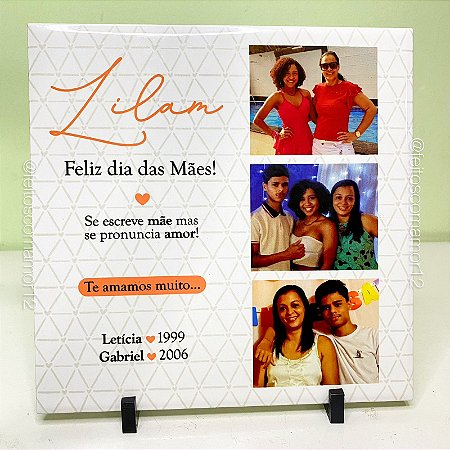 AZULEJO personalizado Mãe