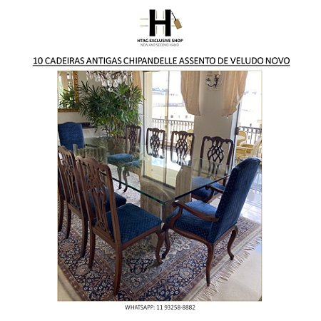 cadeiras antigas, cadeiras moledo chipandelle, design, móveis luxo,  decoração, htag exclusive shop, marina gomide - HTAG EXCLUSIVE SHOP - New &  Second Hand