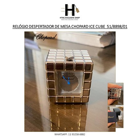 RELÓGIO DESPERTADOR DE MESA CHOPARD ICE CUBE  51/8898/01