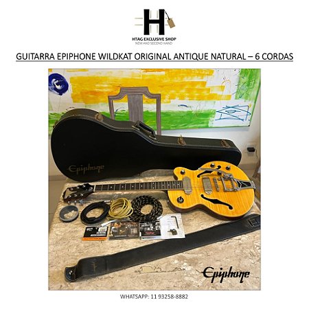 GUITARRA EPIPHONE WILDKAT ORIGINAL ANTIQUE NATURAL – 6 CORDAS DESTRO