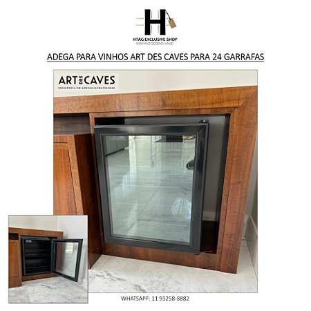 ADEGA PARA VINHOS ART DES CAVES PARA 24 GARRAFAS
