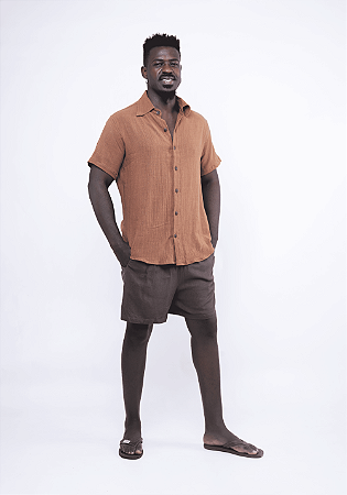 Camisa de Algodão Rústico Maskavo