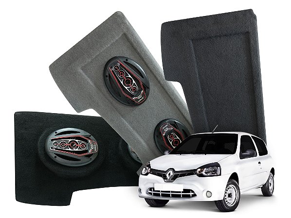 Tampão Bagagito Clio Hatch 2013 a 2016 | Cinza Claro