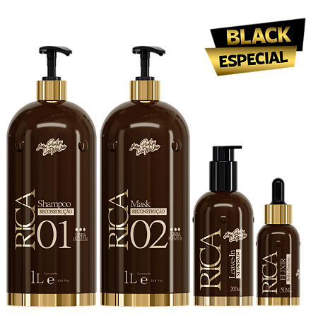 Coleção Rica Tratamento Reconstrutor de Uso Profissional