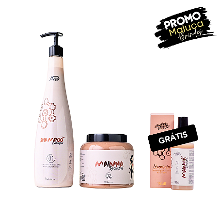 Mainha Reconstrói Pro + Leave-in Grátis