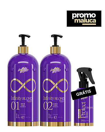 Infinity Blond, Realinhamento Capilar para Blonds + Protect Blond Grátis