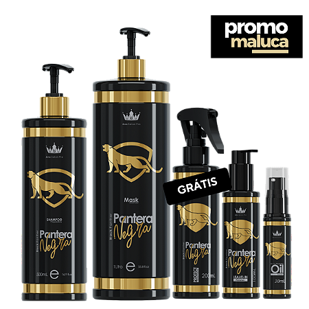 Coleção Pantera Negra - GOLD + Protect Pantera Negra Grátis.