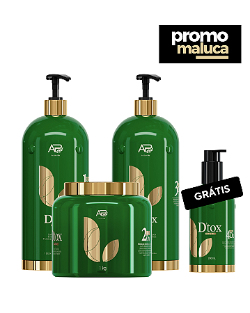 Dtox Profissional, Tratamento Detox + Leave-in Dtox Grátis