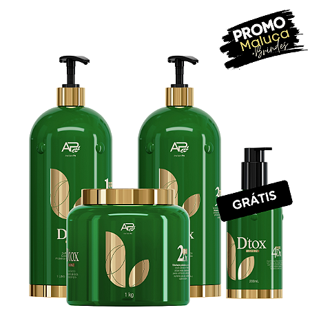 Dtox Profissional, Tratamento Detox + Leave-in Dtox Grátis