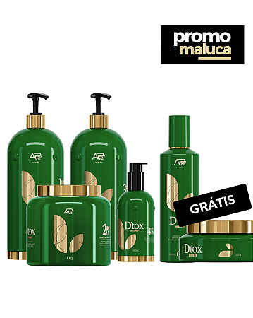 Coleção Dtox Profissional, Detox 4 Passos + Gratis Dtox Home Care