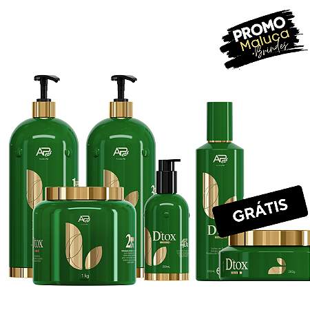 Coleção Dtox Profissional, Detox 4 Passos + Gratis Dtox Home Care