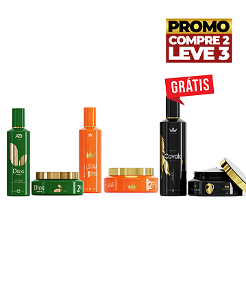 Compre 1 D’tox Home Care + 1 Rainha Luxury Home Care, Grátis 1 Rabo de Cavalo.