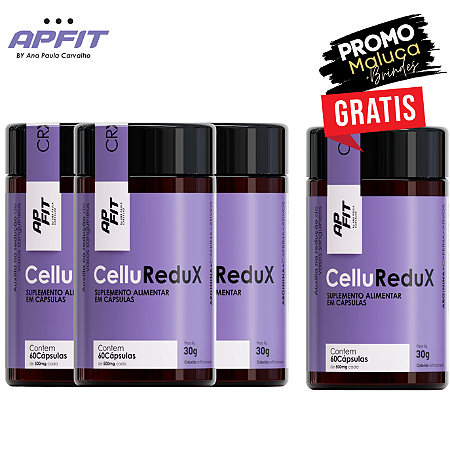 Combo (03) CelluRedux + (01) Grátis.