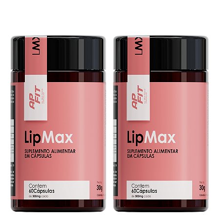 Combo 02 LipMax - Auxilia na Redução da Gordura Abdominal