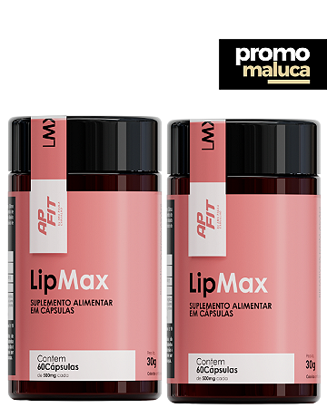 Combo 02 LipMax - Auxilia na Redução da Gordura Abdominal