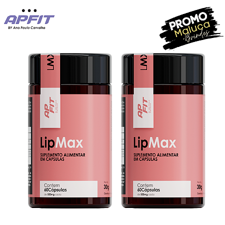 Combo 02 LipMax - Auxilia na Redução da Gordura Abdominal