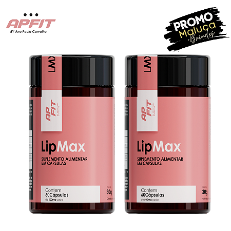 Combo 02 LipMax - Auxilia na Redução da Gordura Abdominal