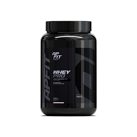 Whey Protein APFIT – Sabor Morango, 900g